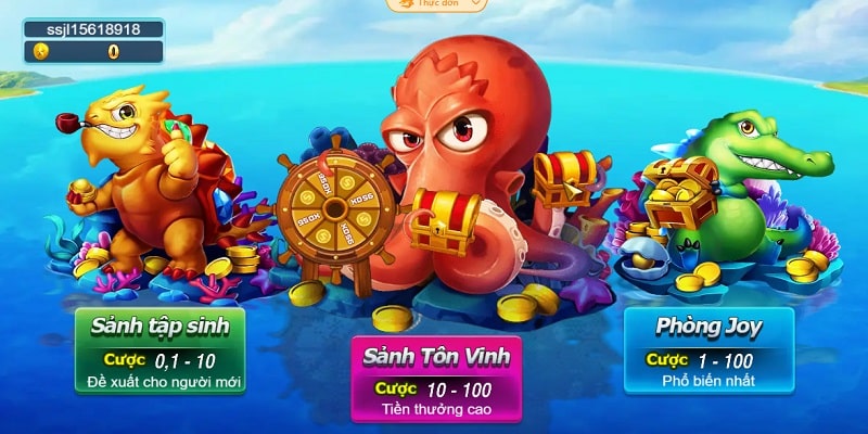 “Mega Fishing” - một trong những game được yêu thích tại Kubet77