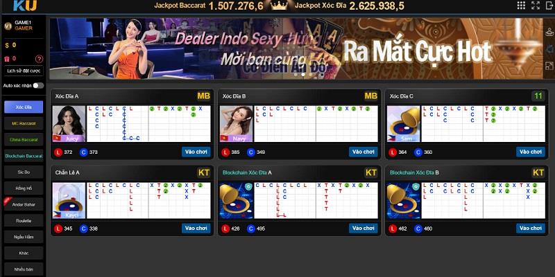 Game casino KU chơi là trúng